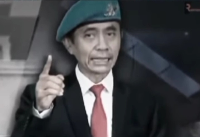 Ilustrasi Lord Rangga ultimatum para koruptor. [Instagram]